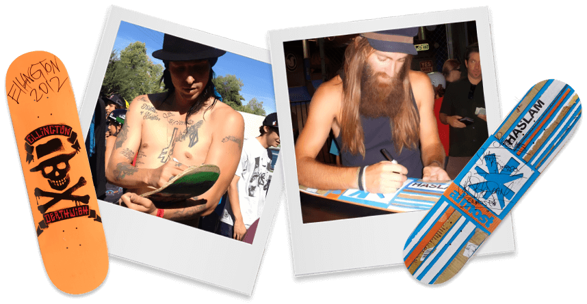 Decks Signed by Pros